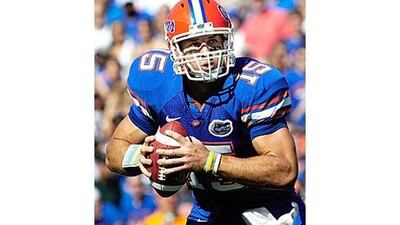 Tim Tebow is under pressure to be a role model for an NFL with good character.
