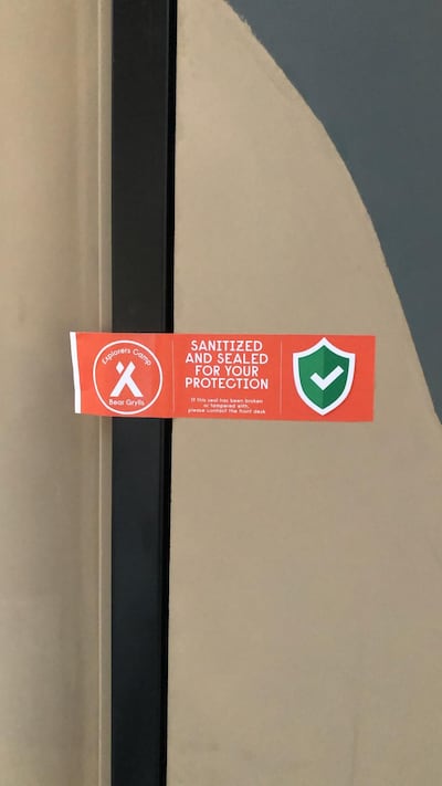 The cabins at Bear Grylls Explorers Camp are all sanitised prior to guests' arrival. The National