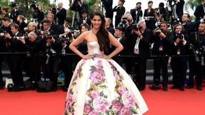 Sonam Kapoor at Cannes. AFP