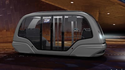 25 of 2getthere’s third-generation driverless GRT vehicles are set to operate on a new Dubai bus network linking Nakheel Harbor and Tower station to Bluewaters Island. Courtesy 2getthere