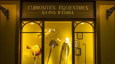 Glimpses from the Wanderland exhibition. Courtesy Hermes