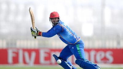Mohammed Mujtaba, who top-scored against Australia in Abu Dhabi on Monday, moved from Lashkar to Kabul to pursue a cricket career. Pal Pillai / Getty Images