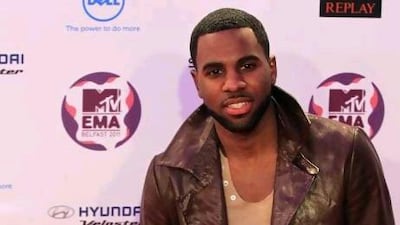 Jason Derulo is on his way to Dubai. Peter Muhly / AFP