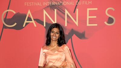 Actress and director Nandita Das graced the 70th Cannes Film Festival in 2017 in a peach silk sari while promoting her film 'Manto'. Getty