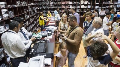 Parents may be asking children for their preferences with uniforms, but Adec has loftier questions. Antonie Robertson / The National