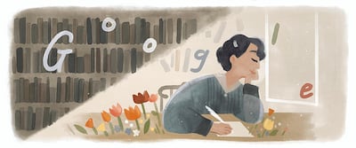 Egyptian poet Gamila El Alaily has been honoured in a Google Doodle