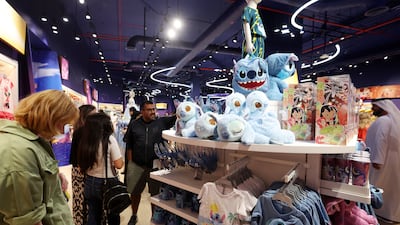 Disney-themed clothes are also stocked