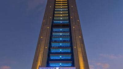The exterior of the Wyndham Dubai Marina. Courtesy: Wyndham Dubai Marina