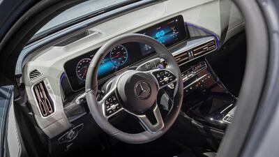 The digital dash is contrasted by analogue touches, such as air vents inspired by circuit boards. Daimler AG