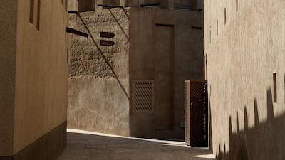 Bastakiya District in Dubai is known for its interesting century old architecture and the urban planning. An old residential area along the famous Dubai Creek in Bur Dubai, Bastakiya area with its narrow lanes and tall wind towers has always fascinated visitors. Pawan Singh/The National