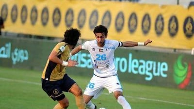 Baniyas, in white, overcame two deficits to defeat Dubai.