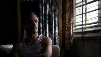 This image released by The Orchard shows Gael Garcia Bernal in a scene from, Neruda. The Orchard via AP