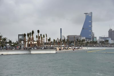 The pier of Jeddah Waterfront. Reem Baeshen / Reuters.