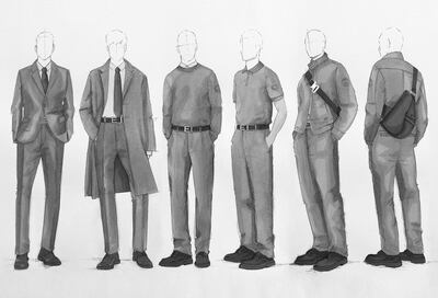 A sketch by Kim Jones at Dior outlines the new looks for Paris Saint-Germain players. Photo: Dior