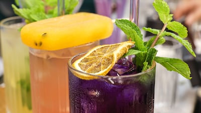 The restaurant serves a wide range of mocktails