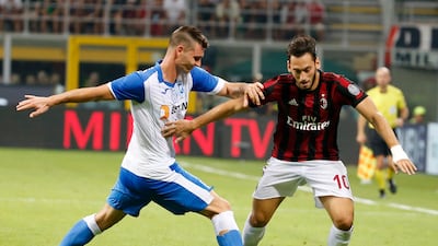 Hakan Calhanoglu, AC Milan Watch out for the free-kicks. Milan have a few who fancy themselves with a dead ball, but the Turkey international has a famously effective technique. He’s back from a ban imposed for past transfer irregularities and fresh to Serie A. Antonio Calanni / AP Photo