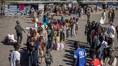 The transit centre in Renk is overwhelmed, with the number of arrivals far more that it was prepared to handle