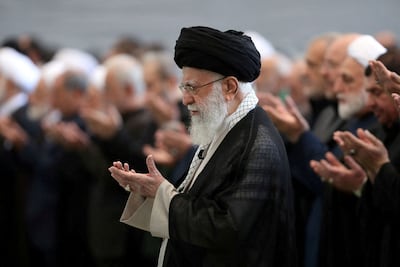 Iran's supreme leader Ayatollah Ali Khamenei gave a rare sermon in Tehran on Friday, in which he spoke about Israel. Reuters