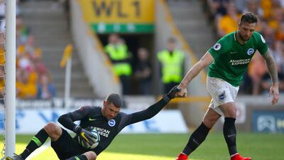 Centre-back: Shane Duffy (Brighton) – Ended Brighton’s damaging losing run as they defended valiantly to shut out Wolves and nudge a point nearer safety. AP Photo