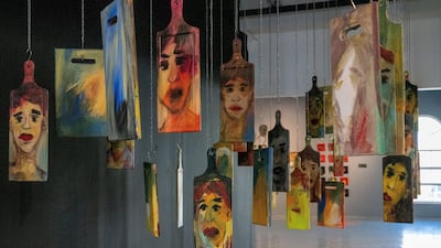 Nujoom Alghanem's solo exhibition Malamih – Faces, Phantoms, Expressions, on view at Maraya Art Centre, Sharjah. Maraya Art Centre