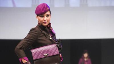 The new Etihad Airways uniforms were created by Italian haute couturier Ettore Bilotta. Lee Hoagland / The National