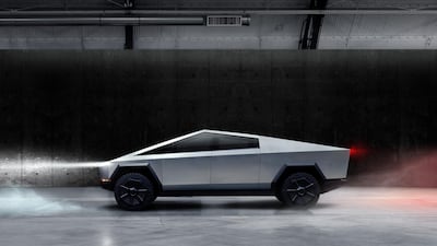 The Tesla Cybertruck, which is the new Hummer's best-known electric rival. Reuters