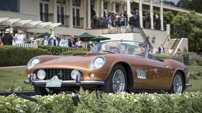 A 1960 Ferrari 250 GT Scaglietti Spyder California. Bloomberg