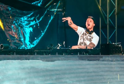 Avicii performs at the Summerburst music festival in 2015. AFP