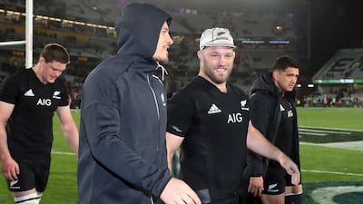 Sonny Bill Williams, left, could make his return to the New Zealand team for the match against South Africa in Wellington. AFP
