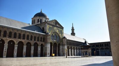 General view of the Umayyad Mosque, the most ancient mosque in the old city of Damascus, Syria. EPA