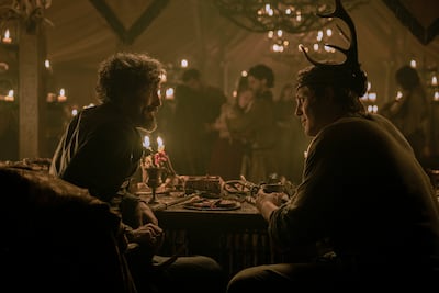 Daniel Ings, left, and Peter Claffey bring a light-heartedness that is rare for the Westeros series. Photo: HBO