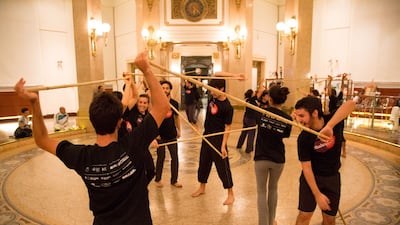 The physical theatre workshop launched in Dubai will teach students how to integrate body, mind, breath and voice to make an impact through their performance. Photo: Convoco Films