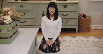 Marie Kondo asks if things "spark joy". Courtesy Netflix