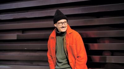 Look 6: Tone down a vivid orange by pairing it with muted monochromes. Photo: Vincenzo Grillo