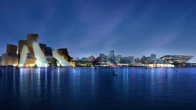 The Guggenheim Museum on Saadiyat Island is being developed by the Tourism Development and Investment Company.