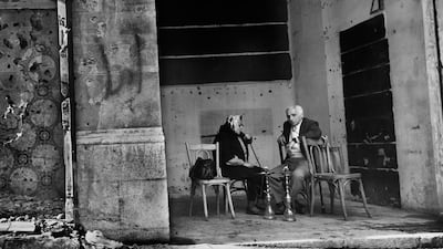 Cafe de la Paix, Beirut - Lebanon, 1991 Josef Koudelka