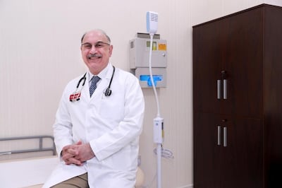 Dr Fadi Baladi, medical director at Reem Island day surgery in Abu Dhabi, said young people need to be aware of the addictive qualities and potential health dangers of vaping. Victor Besa / The National