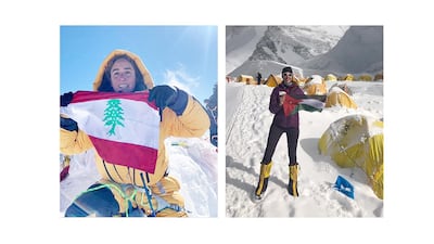 Fatima Deryan, left, and Dolores Al Shelleh.