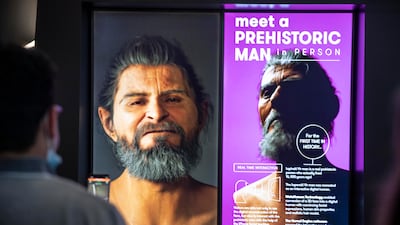 Visitors are lining up to interact with the model. Antonie Robertson / The National