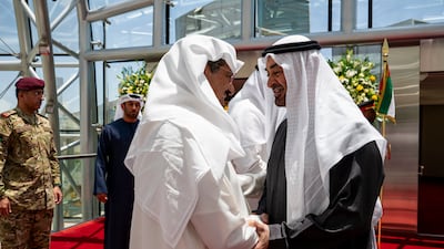 The UAE leader began the fraternal visit after Kuwait's armed forces intercepted Iranian attacks, in what was described as a dangerous escalation