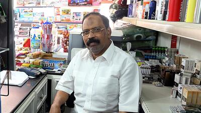 Abdel Hamid Mohamed had a stroke last year and was saved by Oasis Hospital, who covered all the costs of his care. Satish Kumar / The National