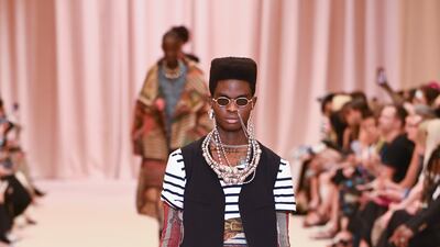 The Jean Paul Gaultier haute couture autumn/winter 2022-2023 show as part of Paris Fashion Week.