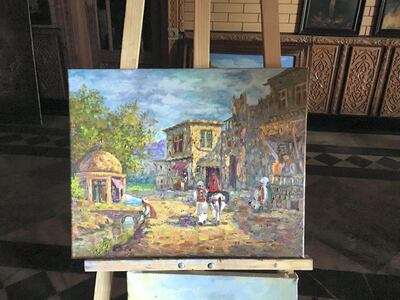 A significant portion of Dr Mohammad Yousef Asefi’s work focuses on traditional Afghan life. Photo by Sarvy Geranpayeh