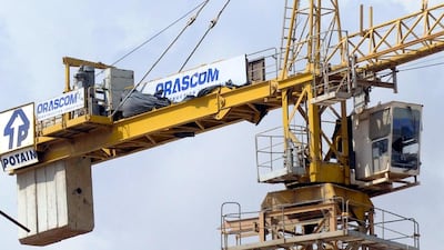 Egypt based Orascom Construction reported a 4 per cent drop in its first-quarter profit. Dana Smillie for The National