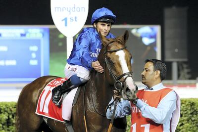 Hawkbill is entered in the Dubai Sheema Classic. Pawan Singh / The National