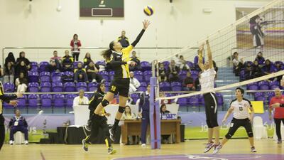 Volleyball games. Arab Women Sports Tournament 2016. Photo Courtesy: NNCPR