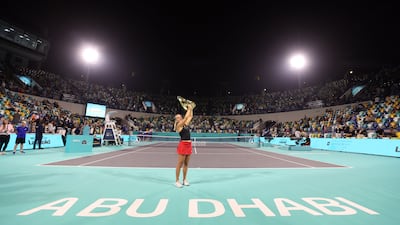 Sara Bejlek takes the acclaim after winning the final.