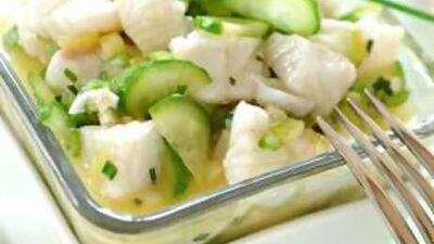 Ceviche utilises the acidic juices of citrus fruits to prepare the fish.