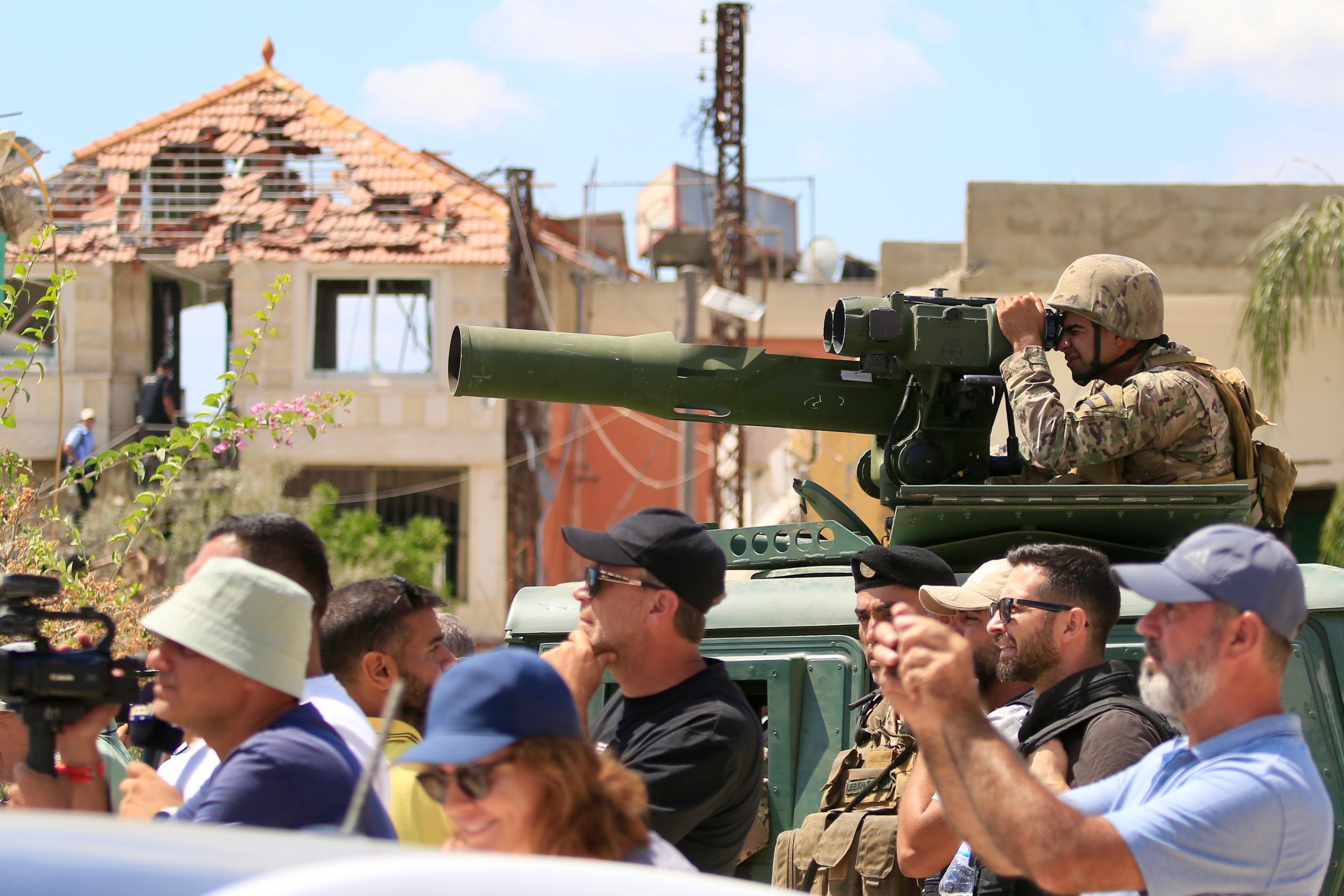 Image linked from the original feed: Lebanon's President Aoun calls army 'only guarantor' of country's stability