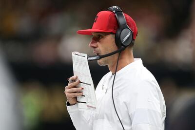 San Francisco 49ers head coach Kyle Shanahan. Reuters